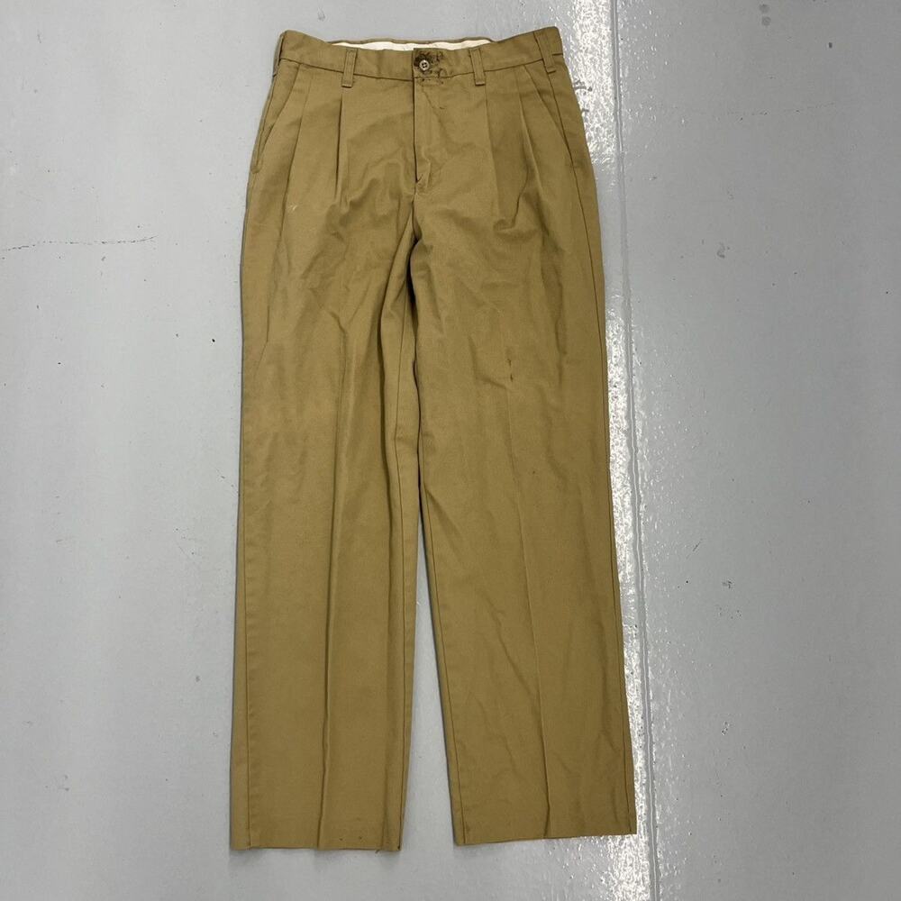 Vintage 70s 80s Cintas Tan Canvas Workwear Chinos 30x28